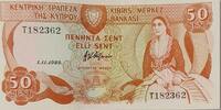 Zypern 1 Lira Banknote -