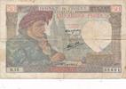 Frankreich 50 Francs Geldschein Banknote 5-9-1940.C. -