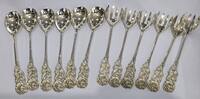 Besteck aus 800 er Silber Antikes Silberbesteck Hildesheimer Rose 12 teile Kuchenbesteck -