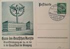 Drittes Reich Deutschland AK Propaganda 2. Weltkrieg Ansichtskarte Postkarte Ganzsache München Grundsteinlegung ungelaufen -