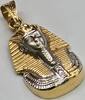 Ägypten Goldschmuck bicolor 18K 750 er Godld Pharao Anhänger Goldanhänger -