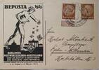 Drittes Reich Deutschland AK Propaganda 2. Weltkrieg Ganzsache/ Ansichtskarte Postkarte Berliner Postwertzeichen Ausstellung -