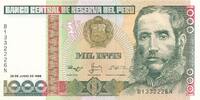 Peru 1000 Intis 1988 unc 2,80 EUR Differenzbesteuert nach §25a UStG zzgl. 3,00 EUR Versand