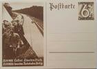 Drittes Reich Deutschland AK Propaganda 2. Weltkrieg Ganzsache/ Ansichtskarte, Postkarte Spatenstich, Autobahn -