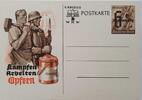 Drittes Reich Deutschland AK Propaganda 2. Weltkrieg Ganzsache/ Ansichtskarte, Postkarte Kämpfen Arbeiten Opfern -