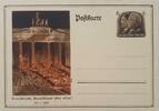 Drittes Reich Deutschland AK Propaganda 2. Weltkrieg Ganzsache/ Ansichtskarte, Postkarte Berliner Tor -