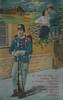 Kaiserreich Deutschland AK Postkarte Ansichtskarte 1. weltkrieg Soldat in Uniform -