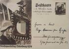 Drittes Reich Deutschland AK Propaganda 2. Weltkrieg Ganzsache/ Ansichtskarte, Postkarte Reichsparteitag Nürnberg 1934 -