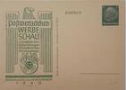 Drittes Reich Deutschland AK Propaganda 2. Weltkrieg Ganzsache/ Ansichtskarte, Postkarte Postwertzeichenwerbeschau am 23-24. November -