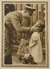 Drittes Reich Deutschland AK Propaganda 2. Weltkrieg Ganzsache/ Ansichtskarte, Postkarte Hitler mit Mädchen -