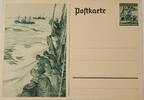 Drittes Reich Deutschland AK Propaganda 2. Weltkrieg Ganzsache/ Ansichtskarte, Postkarte Winterhilfswerk, zwei Kriegsschiffe -