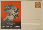 Drittes Reich Deutschland AK Propaganda 2. Weltkrieg Ganzsache/ Ansichtskarte, Postkarte Denkmal des Weltpostvereins in Bern -
