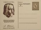 Drittes Reich Deutschland AK Propaganda 2. Weltkrieg Ganzsache/ Ansichtskarte, Postkarte Ulrich v. Hutten Kriegs WHW -