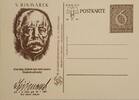 Drittes Reich Deutschland AK Propaganda 2. Weltkrieg Ganzsache/ Ansichtskarte, Postkarte V. BISMARCK -