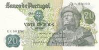 Portugal 20 Escudos Banknote Portugal 20 Escudos -