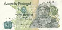 Portugal 20 Escudos Banknote Portugal 20 Escudos -