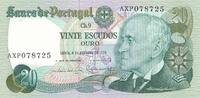 Portugal 20 Escudos Banknote Portugal 20 Escudos unc -