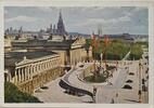 Drittes Reich Deutschland AK Propaganda 2. Weltkrieg Ansichtskarte, Postkarte Wien, Parlament mit Ringstraße -