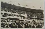Drittes Reich Deutschland AK Propaganda 2. Weltkrieg Ansichtskarte, Postkarte Reichssportfeld, Olympiastadion, Führerloge -