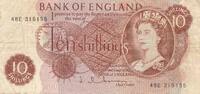 Großbritannien 10 Shillings Banknote Großbritannien 10 Shillings -