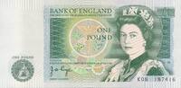 Großbritannien 1 Pound Banknote Großbritannien 1 Pound (1978-80) unc -