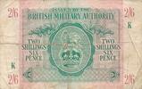 Großbritannien 2 Shillings 6 Pence British Military Authority -