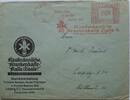 Drittes Reich Deutschland Briefumschlag, 2. Weltkrieg Kaufmännische Krankenkasse Halle(Saale), Leipzig -