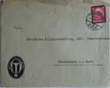 Drittes Reich Deutschland Briefumschlag, 2. Weltkrieg Städische Polizeiverwaltung, Abtl. Gewerbepolizei, Brandenburg Havel, Magdeburg -
