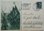 Drittes Reich Deutschland AK Ansichtskarte, 2. Weltkrieg, Propaganda Ganzsache Feldpostkarte zum Reichsparteitag, München Haupstadt der Bewegung -
