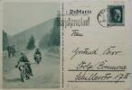 Drittes Reich Deutschland AK Ansichtskarte, 2. Weltkrieg, Propaganda Feldpostkarte zum Reichsparteitag, Ganzsache, Potsdam, Motorradrennen -