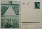 Drittes Reich Deutschland AK Feldpostkarte, 2. Weltkrieg, Propaganda Ansichtskarte, Ganzsache Reichsparteitag -