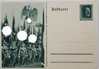 Drittes Reich Deutschland AK Feldpostkarte, 2. Weltkrieg, Propaganda Ansichtskarte, Ganzsache Reichsparteitag -