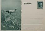 Drittes Reich Deutschland AK Postkarte, 2. Weltkrieg, Propaganda Ansichtskarte, Ganzsache Reichsparteitag Flugzeug -