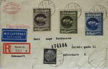Drittes Reich Deutschland Briefumschlag, R-Brief, 2. Weltkrieg Hans Wieland Berlin, Mit Luftpost, Obercommando der Wehrmacht Geöffnet -
