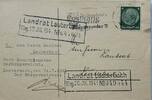 Drittes Reich Deutschland AK Postkarte, 2. Weltkrieg, Propaganda Ansichtskarte, Landrat Lauterbach, Die Polizeiverwaltung Fulda -