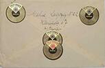 Drittes Reich Deutschland Briefumschlag Leipzig, 100 Jahre Deutsche Eisenbahn, Telefunken Schallplatten -
