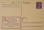 Drittes Reich Deutschland AK Postkarte, 2. Weltkrieg, Propaganda Ansichtskarte, Ganzsache, Der Führer kennt nur Kampf, Arbeit und Sorge... -
