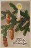 Drittes Reich Deutschland AK Postkarte, 2. Weltkrieg, Propaganda Ansichtskarte, Fröhliche Weihnachten, Deustch Gabel -
