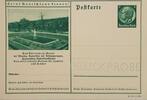 Drittes Reich Deutschland AK Postkarte, 2. Weltkrieg, Propaganda Ansichtskarte, Ganzsache, Druckprobe, Lernt Deutschland kennen! Bad Dürrenberg -