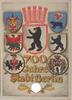 Drittes Reich Deutschland AK Postkarte, 2. Weltkrieg, Propaganda Ansichtskarte, Berlin Treptow, 700 Jahre Stadt Berlin, Hakenkreuz -