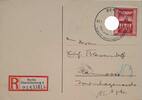 Drittes Reich Deutschland AK Postkarte, 2. Weltkrieg, Propaganda Ansichtskarte, Einschreiben, Berlin-Charlottenburg, 10 Jahre Machtübernahme -
