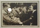 Drittes Reich Deutschland AK Postkarte, 2. Weltkrieg, Propaganda Ansichtskarte, Ganzsache, Hitler mit Mädchen, Beriln Besuch Paul von Jugoslawien -