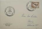 Drittes Reich Deutschland Briefumschlag, 2. Weltkrieg Berlin Olympia-Stadion XI. Olympiade Stempel-Dienst Walter Goecks 3+2 Pfennig -