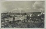 Drittes Reich Deutschland AK Postkarte, 2. Weltkrieg, Propaganda Ansichtskarte, Berlin, Blick zum Olympia-Stadion, XI. Olympiade -