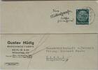 Drittes Reich Deutschland AK Postkarte, 2. Weltkrieg, Propaganda Rechnung, Berlin N 4, Gustav Hüdig MASCHINEN-FABRIK, Sonderstempel -