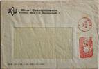 Drittes Reich Deutschland Briefumschlag mit Fentser 2. Weltkrieg Wiener Elektrizitätswerke, Wien -