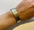 Offener Silberarmreif massiv Silberschmuck -