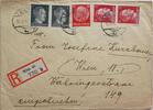 Österreich, Drittes Reich Deutschland Briefumschlag, R-Brief, 2. Weltkrieg Wien -