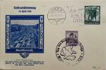 Österreich, Drittes Reich Deutschland AK Ansichtskarte Propaganda 2. Weltkrieg Postkarte, Volksabstimmung, Oberösterreich, Linz 2, Tag des Großdeutschen Reichs -