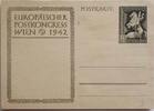 Österreich, Drittes Reich Deutschland AK Ansichtskarte Propaganda 2. Weltkrieg Postkarte, Ganzsache Europäischer Postkongress Wien -